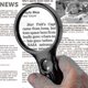 thumbnail image 1 of Heavy-duty Magnifying Glass With Light | 3x & 45x Magnification | Scratch-proof Lens | Handheld | Lightweight | For Seniors With Macular Degeneration, 1 of 5