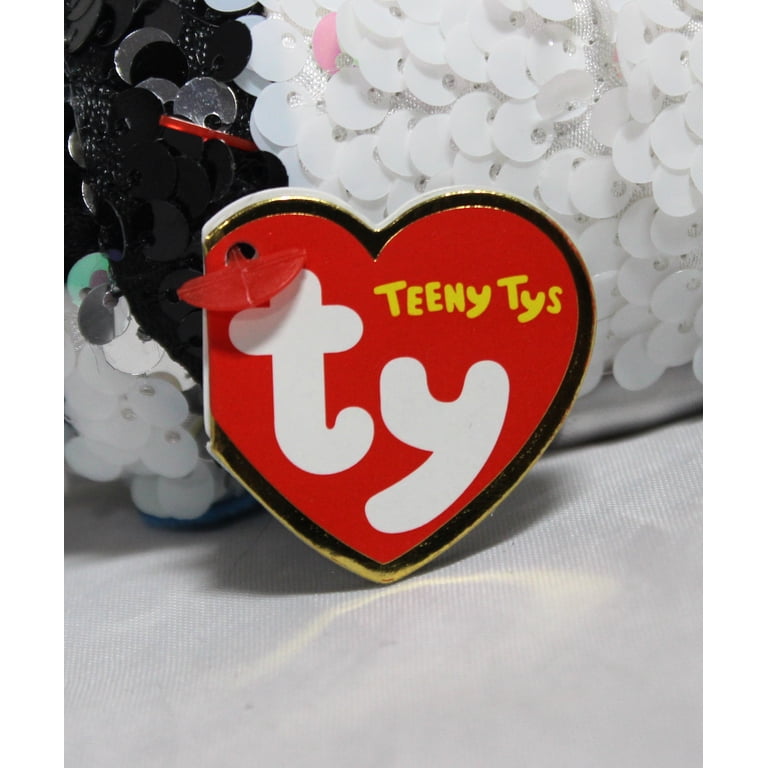 Teeny Tys - Bamboo the Panda – Flippable Sequins - Stuffed Animal