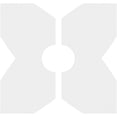 thumbnail image 4 of 16"OD x 4"ID x 5 1/2"C x 1"P Titus Architectural Grade PVC Contemporary Ceiling Medallion, Two Piece, 4 of 11