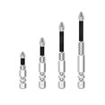 thumbnail image 1 of Destornilladores magnéticos de alta potencia Los accesorios Bit Set Premium tienen un efecto resistente 4pcs, 1 of 9