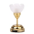 thumbnail image 1 of lionlar 5- Gold Plated Metal 1:12 Dollhouse Miniature LED Ceiling Lamp Model X1 5 Pcs, 1 of 8