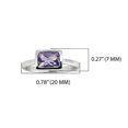 thumbnail image 2 of YoTreasure 1.74 Cts. Amethyst Solid 925 Sterling Silver Ring, 2 of 8