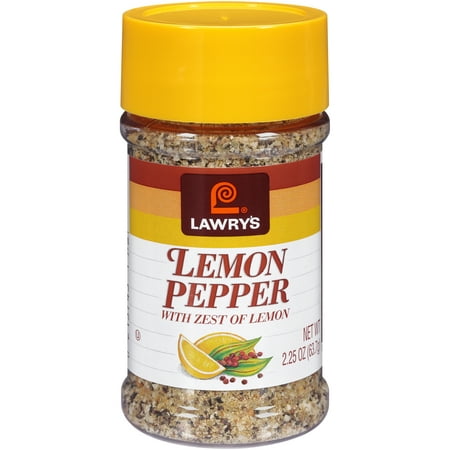 (3 Pack) Lawry's Lemon Pepper Blend, 2.25 oz (Best Lemon Pepper Wings)