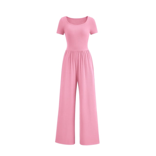 Mono Enterizo PRETTYGARDEN Rosa Claro Talle S