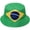 Brazil, variant on Unisex UK Flag Patriotic Bucket Hat, Summer Sun Cap, Outdoor Beach Travel, 1 Pc