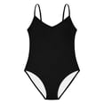 thumbnail image 4 of Shadoumai One Piece Swimsuit for Girls 7-8 High Waisted Tankini for Girls Quick Dry Contrast Color Bathing Suit Tween Adjustable Straps Padded Girls' Swimwear with Print Shorts, 4 of 4