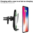 thumbnail image 4 of HaoXun 10W Fast Wireless Car Charger Auto-Sensing Phone Mount, Universal Car Vent Holder with Secure Clamp for Android, Smart Induction Charging & Stable Fit, 4 of 9