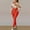 Red, variant on Babysbule Womens Fall Plus Top Sets Outfit Women's Fashion Pants Two-piece Printed Long-sleeved Leisure Suit