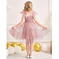 thumbnail image 6 of Arshiner Girls Dresses Summer Sleeveless Bow-Tie Straps Formal Fancy Party Birthday Tulle Dress, 6 of 6