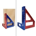 thumbnail image 4 of Regla Triangular de Inglete DYNWAVEMX Herramientas de Carpintero Regla de Medición de Múltiples Ángulos Azul Rojo Regla de Medición, 4 of 8
