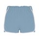 thumbnail image 4 of Puntoco Pantalones cortos de salón para mujer, 2 piezas, pantalones cortos casuales con pliegues laterales y cintura elástica sexys de color sólido de verano para mujer, 4 of 4