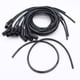 thumbnail image 4 of Cables de bujías,Cables de bujía de 8,5 mm con núcleo en espiral,color negro,reemplaza,Cables de bujías Puntas de 45 a 135 grados, 4 of 8