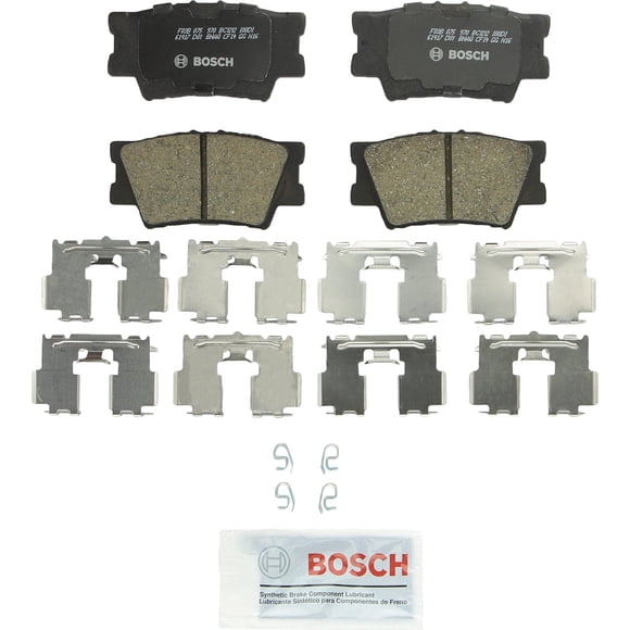 Bosch BC1212 QuietCast Premium Ceramic Disc Brake Pad Set For: Lexus ES300h, ES350, HS250h; Pontiac Vibe; Toyota Avalon, Camry, Matrix, RAV