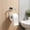 Silver, variant on Cififendec Round Base Tube Toilet Paper Holder, 5.51"×3.15", Wall Mount Stainless Steel Roll Tissue Dispenser for Bathroom Washroom Restroom Decor