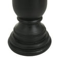 thumbnail image 5 of DecMode 3 Candle Black Mango Wood Turned Style Pillar Candle Holder, Set of 3, 5 of 8