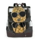 thumbnail image 1 of Balery Pineapple With Black Glasses Mochila de Cuero para Mujeres, Gran Capacidad, Bolsa de Viaje Multifuncional, Mochila de Cuero y Bolsa de Hombro para Mujeres, 1 of 4