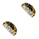 thumbnail image 2 of Soidarity Peine geométrico ligero y compacto para una cómoda experiencia de peinado y fácil de llevar Peine de tablero de acetato Leopard Leopardo 2Conjunto, 2 of 6