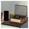 thumbnail image 6 of Vintage Leather CD Player Two-Way Bluetooth 5.0 Built-In Speaker Portable Rechargeable ,Multi-Functional, 6 of 6