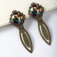 thumbnail image 3 of Elephant Stainless Steel Vintage Copper-Colored Lace Bookmarks Set – 2 Bookmarks for Book Lovers and Readers, 3 of 5