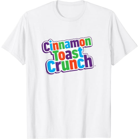 Cinnamon Toast Crunch Cereal Multi Color Classic Logo T-Shirt