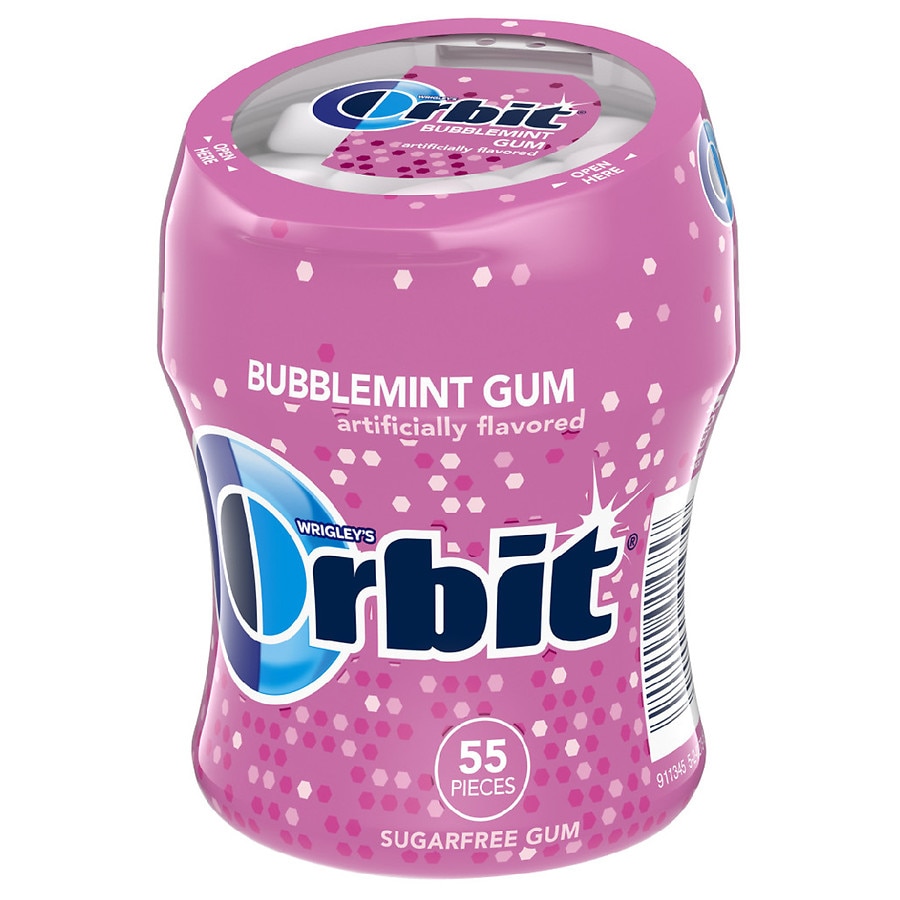 Bubblemint Sugar Free Chewing Gum Bubblemint55.0ea