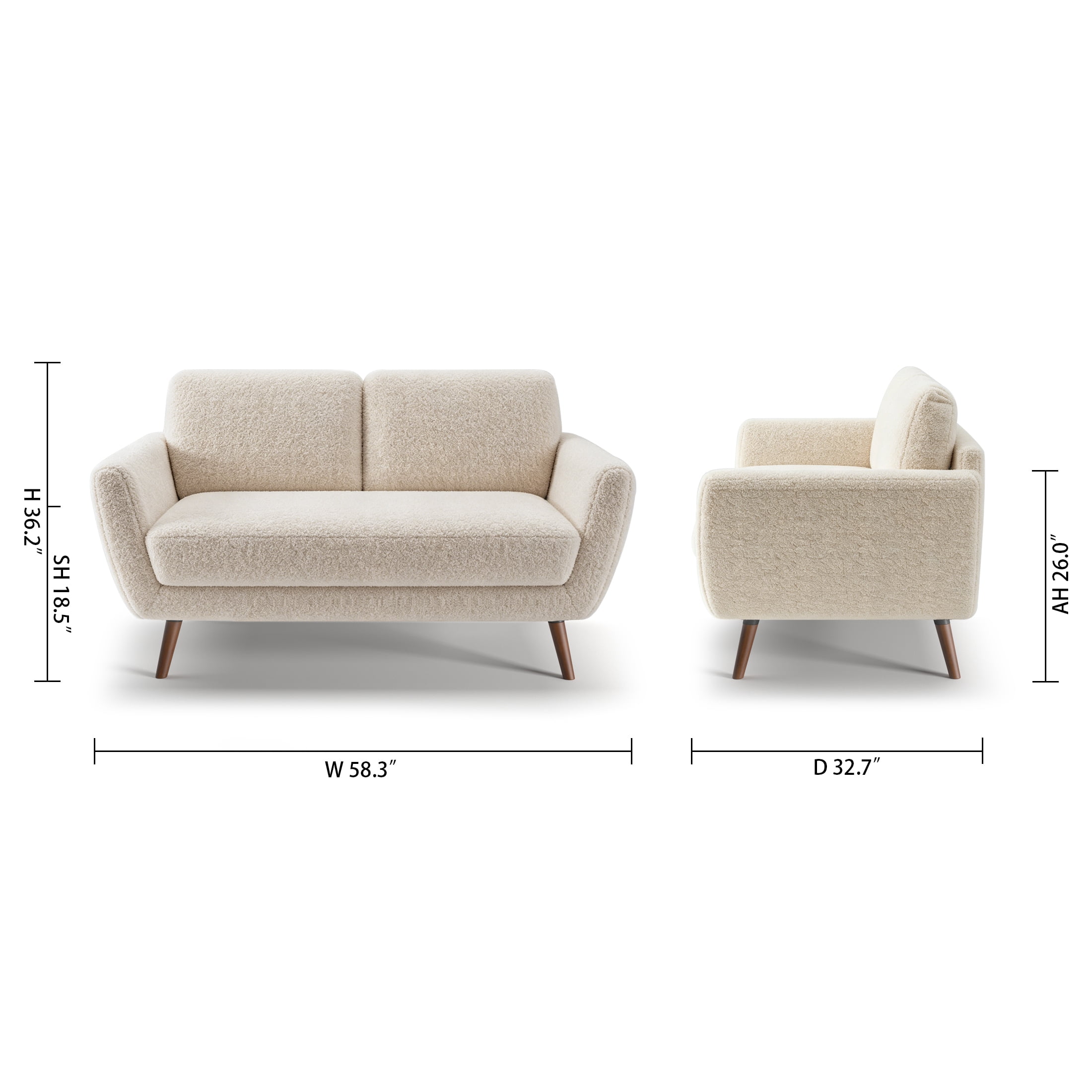 Artdeco Home Oakland Loveseat