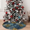 thumbnail image 5 of Sikiie Vintage Compass 30-48 inches {designName} Print Christmas Tree Skirt Snowman Xmas Tree Skirt with Edge Christmas Decorations for Holiday Party36", 5 of 7