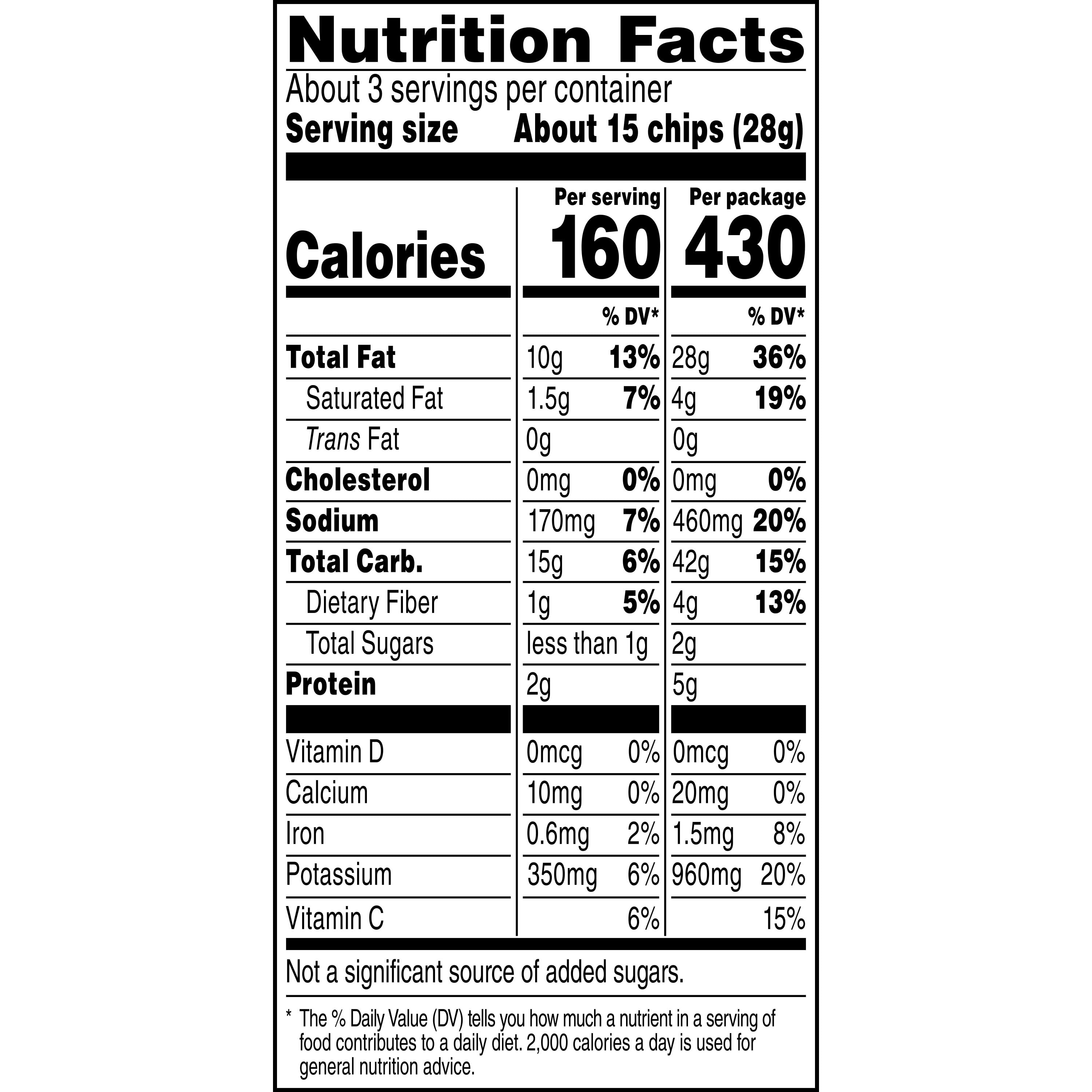 Lay's Potato Chips, Classic Flavor, 2.75 oz Bag