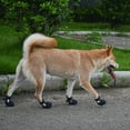 thumbnail image 3 of Durable Lightweight Traction Dog Booties Indoor Outdoor Stocking Style Shoes for Small Medium 4PCS, 3 of 5