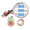thumbnail image 2 of Boat Water Temp Oil Pressure Voltmeter Multifunctional Digital Display Triple Gage Set for RVs Boats, 2 of 7