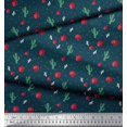 thumbnail image 3 of Soimoi Cotton Cambric Fabric Triangle,Floral & Cactus Tree Print Fabric by the Yard 56 Inch Wide, 3 of 3
