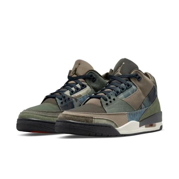 Ni - ke Ni - ke Air Jordan 3 Retro Patchwork DO1830-200 Men's Sneakers Authentic New