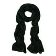 thumbnail image 3 of Solid Color Winter Knit Sequin Scarf, 3 of 3