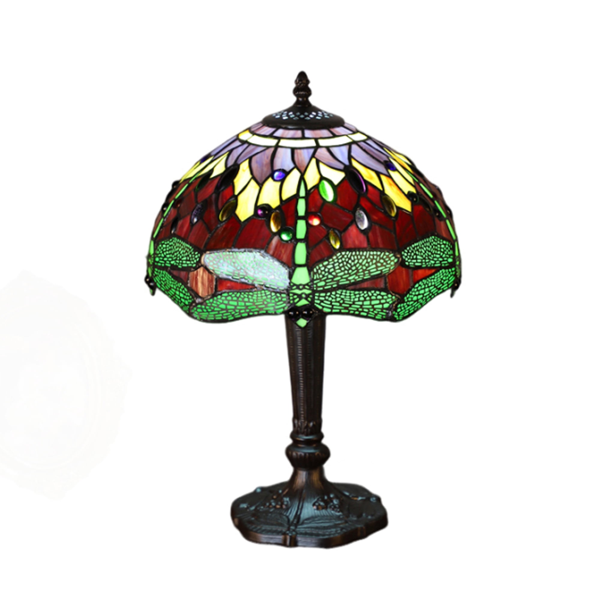Platrise 14 in. 1-Light Indoor Multi-Color Finish Table Lamp