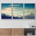 thumbnail image 2 of wall26 Framed Canvas Print Wall Art Set Retro Vintage Snowy New Zealand Mountains Nature Wilderness Photography Realism Rustic Scenic Colorful Ultra for Living Room, Bedroom, Office - 24"x36&quo, 2 of 5
