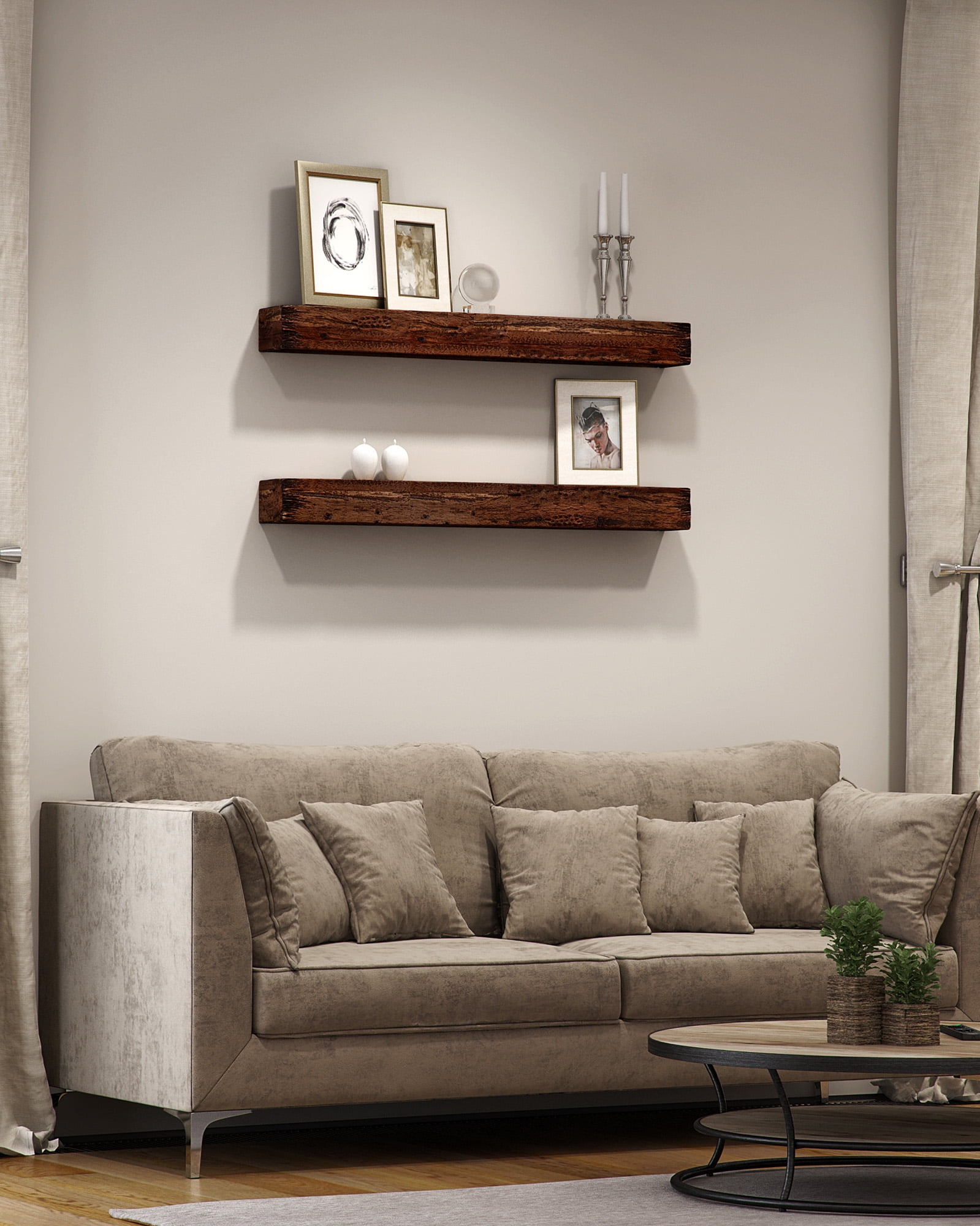 northbeam 24? Distressed Floating Shelves (2 Pcs)