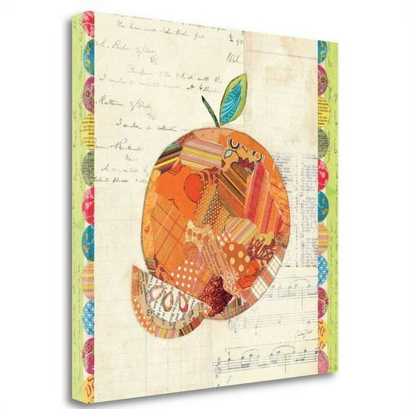 Tangletown Art, 24 x 24 "Fruit Collage IV - Orange " by Courtney Prahl, Gallery