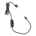 thumbnail image 2 of 5V 3A USB Type C Charges Cable with Switches Fast Charging USB C Cable 1/2m for Raspberry 4 Electronics & LED Light, 2 of 9