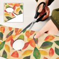 thumbnail image 6 of Yayeee Faucet Mat for Kitchen Sink 14.7" Diatomite Long Splash Guard Pad, Green Retro Autumn Leaves, 2 Pack, 6 of 7