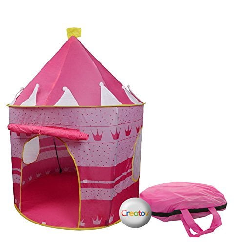 Children Play Tent Girls Pink Castle for Indoor/Outdoor Use With