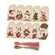 thumbnail image 5 of Etiquetas de regalo de Navidad decorativas para festivales, suministros para fiestas, bolsas de comida para hornear Cantidad 100, 5 of 9