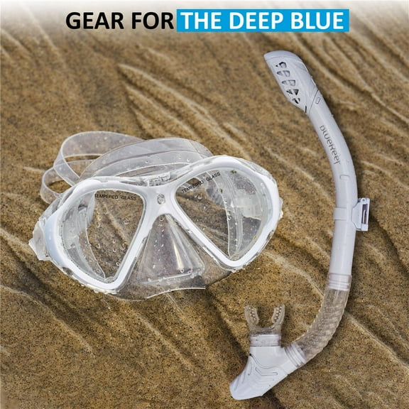 Blue Reef Sentinel Snorkeling Combo White