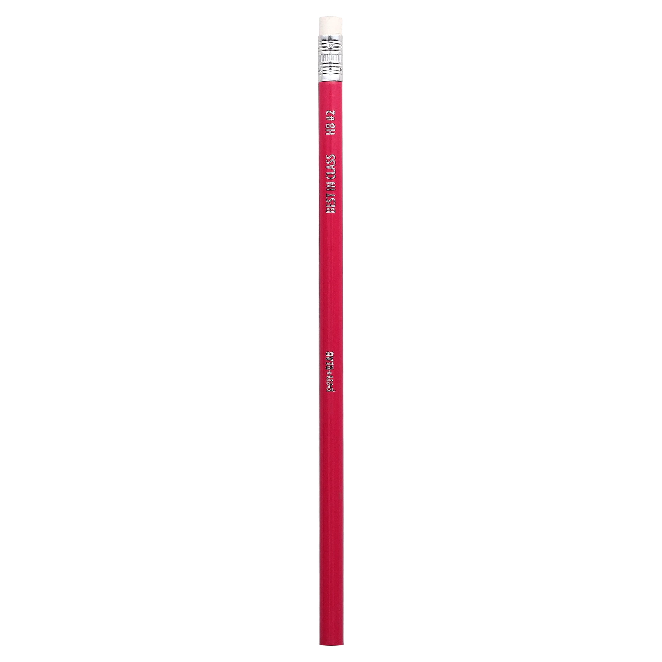 Pen+Gear Unsharpened Motivational Quotes Wood Pencils, #2 HB, Multicolor, 12 Count