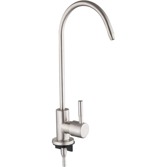 Kitchen Faucets Direct Drinking Tap Black Matte Stainless Steel Kitchen Water Filter Tap RO Purify System Reverse Osmosis