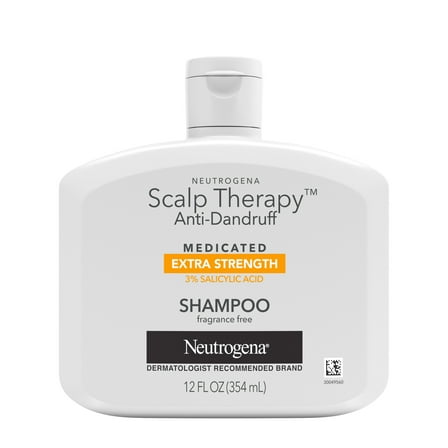 Neutrogena Scalp Therapy Anti-Dandruff Medicated Shampoo, 12 fl. oz