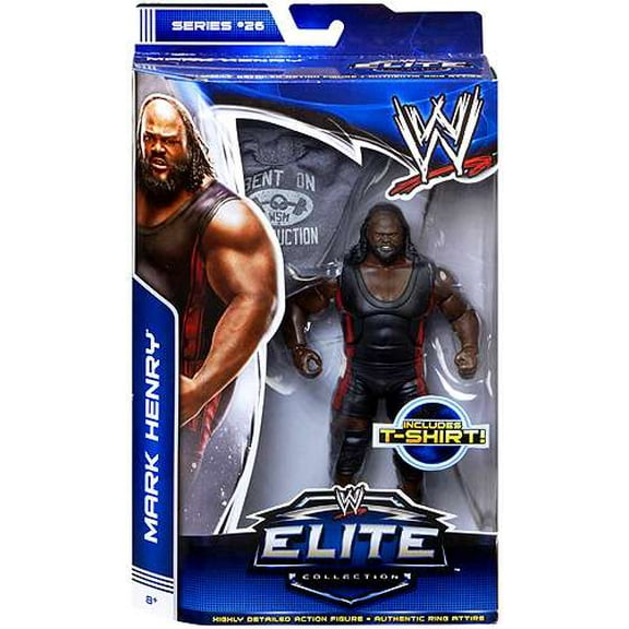WWE Wrestling Elite Series 26 Mark Henry Action Figure (T-Shirt)