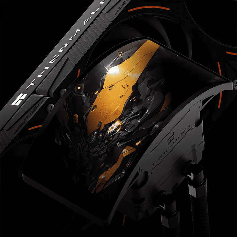 Thermalright Rainbow Vision 360 Turbo Argb Black Rainbow Vision Curved Screen Cooler Cpu Liquid  Cooler