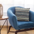thumbnail image 5 of Plutus Brands Blue Plutus Harmony Border Luxury Throw Pillow 22 in x 22in, Double Sided 22" x 22", 5 of 8