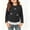 Black, variant on ITSAME Girls Long Sleeve T-Shirt Bow Lace Ruffle Hem Crew Neck Knit Ribbed Shirt Kids Fashion Casual Tops Yellow Size 8
