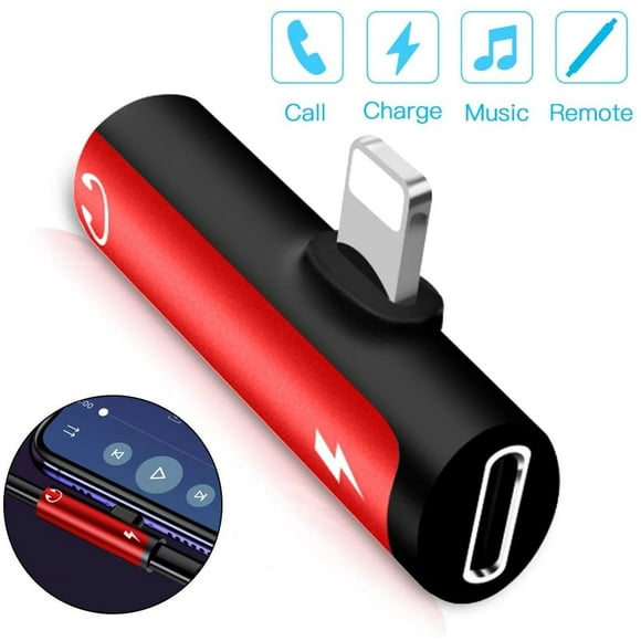 Headphone adapter, adapter splitter, lightning splitter, lightning adapter splitter, audio adapter, charging adapter headphone